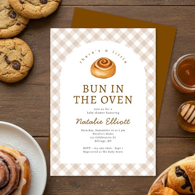 Bun In The Oven Baby Shower Einladung (Von Creator hochgeladen)