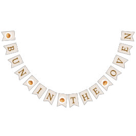 Bun In The Oven Baby Shower  Wimpelkette