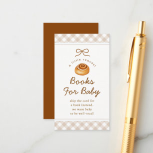 Bun In The Oven Bücher für Baby Baby-Party Begleitkarte