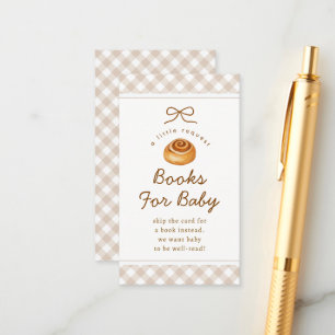 Bun In The Oven Bücher für Baby Baby-Party Begleitkarte