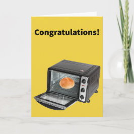 Bun in the Oven - Schwangerschaft Herzlichen Glück Karte