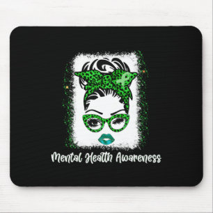 Bun Mental Health Awareness Ribbon Monat Mai 2022 Mousepad