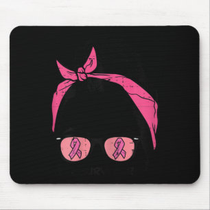 Bun Pink Ribbon Survivor Brustkrebs Bewusstsein W Mousepad