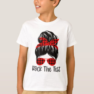 Bun Rock The Test Day 2023 Testing Day May Teacher T-Shirt