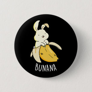 Bunana Funny Bunny in einem Banana Pub Dark BG Button