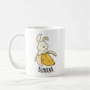 Bunana Funny Bunny in einem Bananenpuff Kaffeetasse