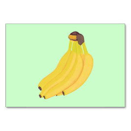 Bunch Yellow Bananas Reading Flashcards für Erwach Tischnummer