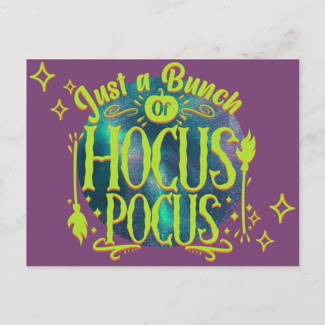 Buncha Hocus Pocus Postkarte (Vorderseite)