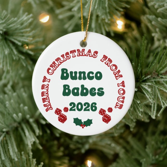 Bunco-Babe-Jahresbaumschmuck Keramik Ornament (Baum)
