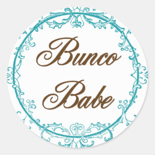 Bunco Babe Stickers