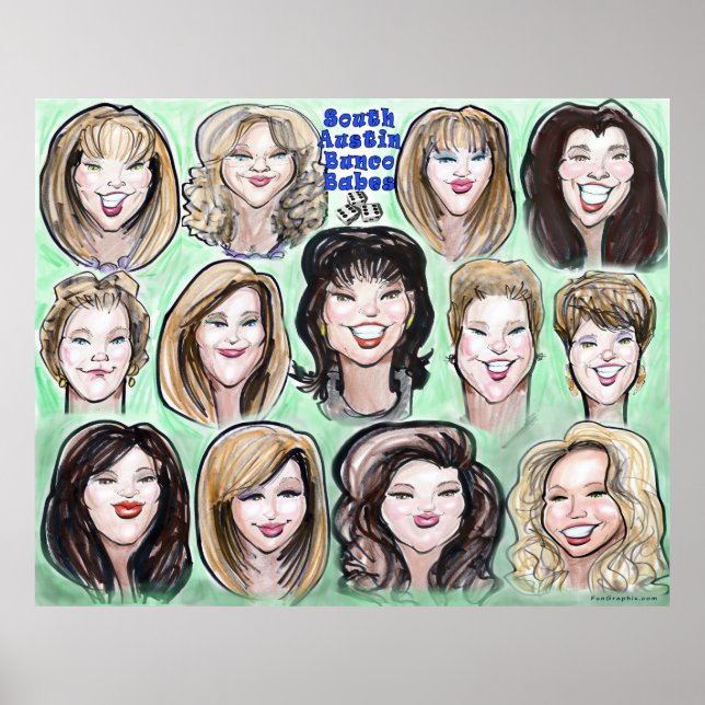 Bunco Babes Print oder Poster (Vorne)
