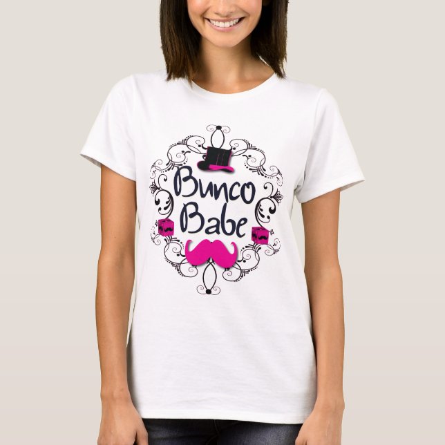 Bunco Baby mit rosa Zylinder und dem rosa T-Shirt (Vorderseite)