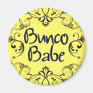 Bunco Baby mit Wirbels-Knopf Magnet
