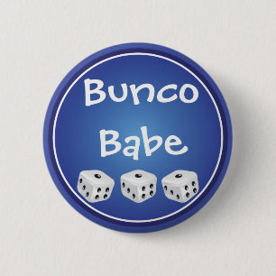 Bunco Baby-Würfel Button