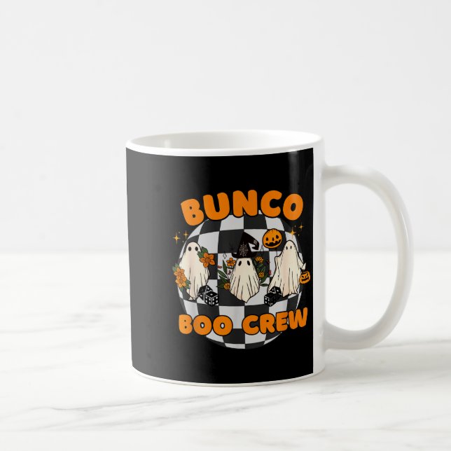 Bunco Boo Crew Bunco Halloween Dice  Kaffeetasse (Rechts)