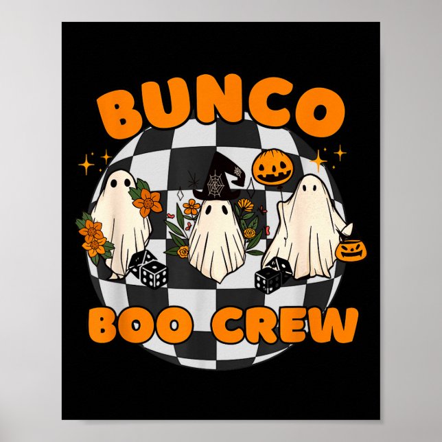 Bunco Boo Crew Bunco Halloween Dice  Poster (Vorne)