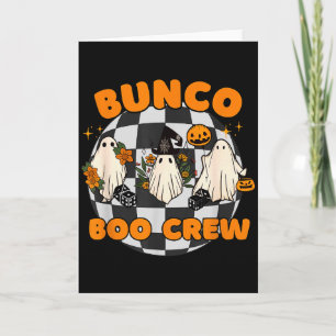 Bunco Boo Crew Bunco Halloween Würfel Karte