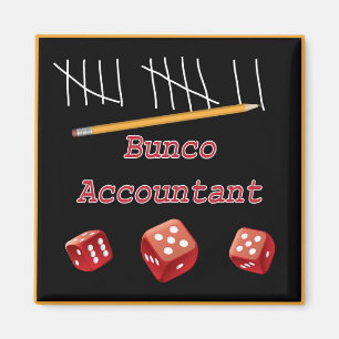 Bunco Buchhalter Magnet