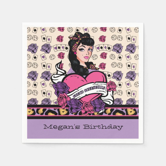 Bunco, Button-up Serviette (Vorderseite)