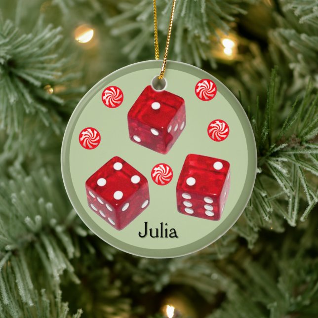 Bunco Christmas Keramik Ornament (Baum)