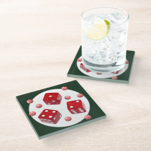 Bunco Christmas Keramik Ornament Glass Untersetzer