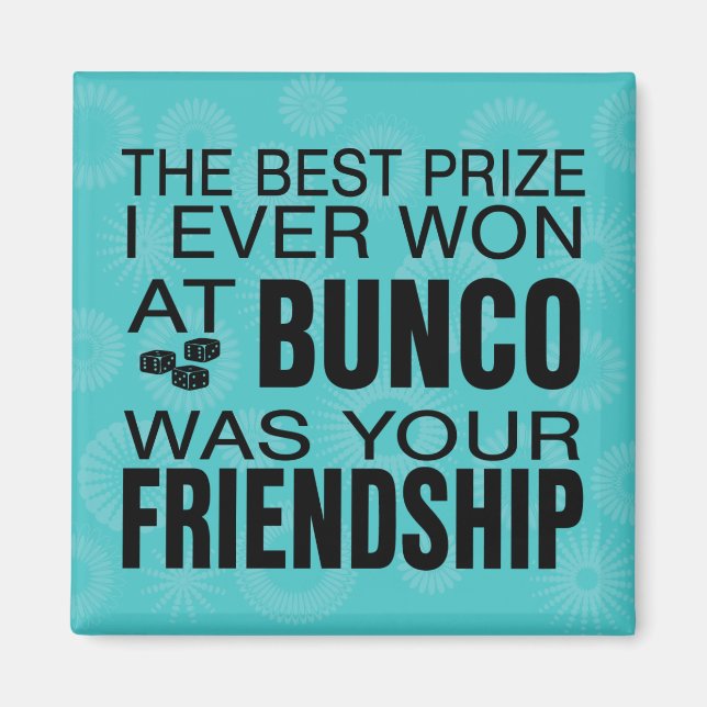 Bunco Dice Friendly Preis Magnet (Vorne)