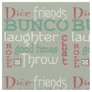 Bunco Dice Friends Red, Green, White Stoff