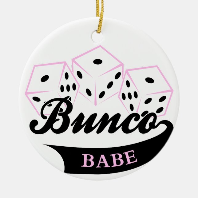 Bunco Dice Game Keramik Ornament (Vorne)