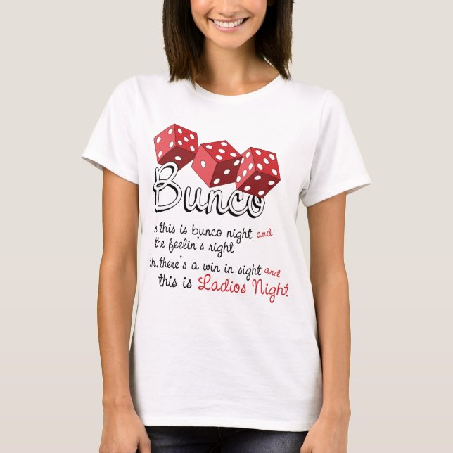 Bunco Dice Game T-Shirt (Vorderseite)