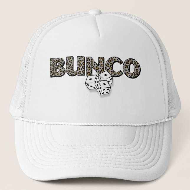 Bunco Dice Game Truckerkappe (Vorderseite)