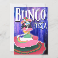 Bunco-Fiesta-Party Tag der Toten Skelett