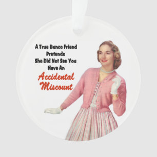 Bunco Freunds-lustiges Weihnachtsgeschenk Ornament