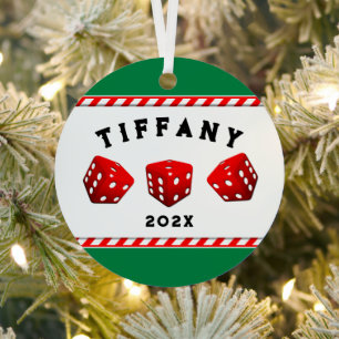 Bunco Game Collectible Ornament Aus Metall