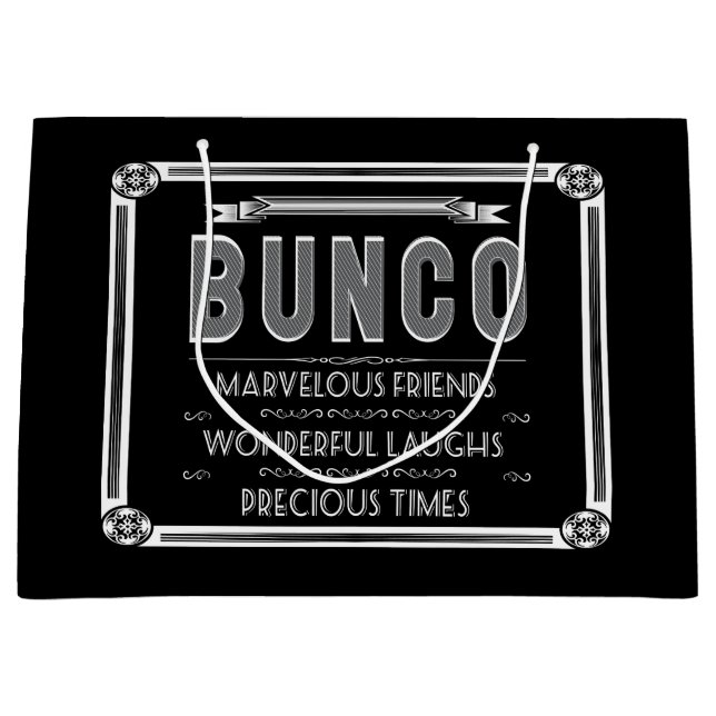 Bunco Gift Bag Große Geschenktüte (Vorderseite)