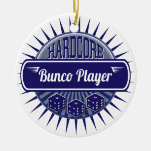 Bunco Girls Night Out Lucky Dice Keramikornament