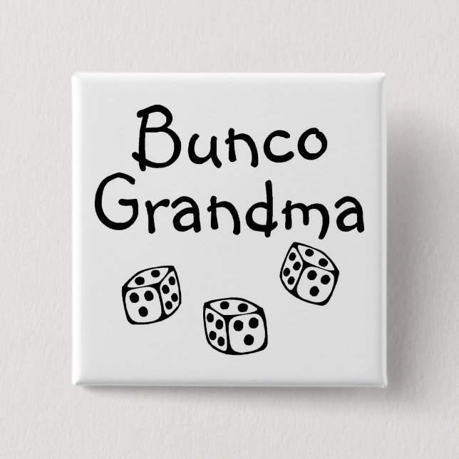 Bunco Großmutter Button (Vorderseite)