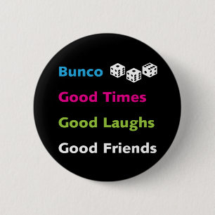 bunco gute Freunde #2 Button