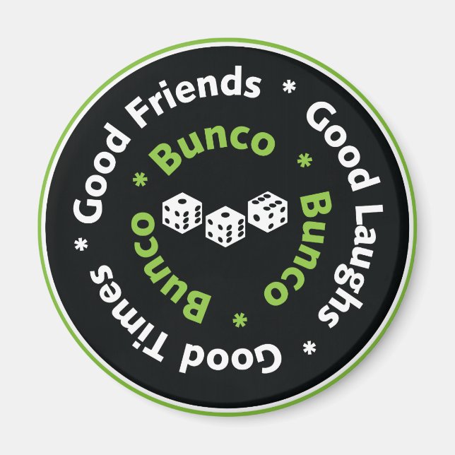 Bunco gute Freunde Magnet (Vorne)