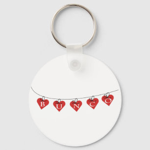Bunco Heart Banner Schlüsselanhänger