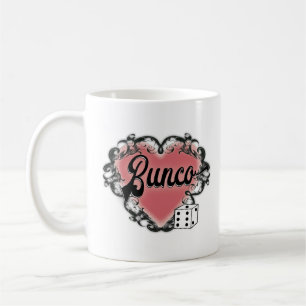 Bunco-Herz-Tattoo Kaffeetasse