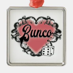 Bunco-Herz-Tattoo Ornament Aus Metall
