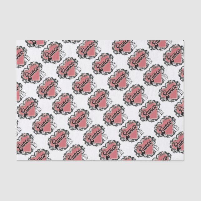 bunco Herztätowierung Seidenpapier (Vorderseite)