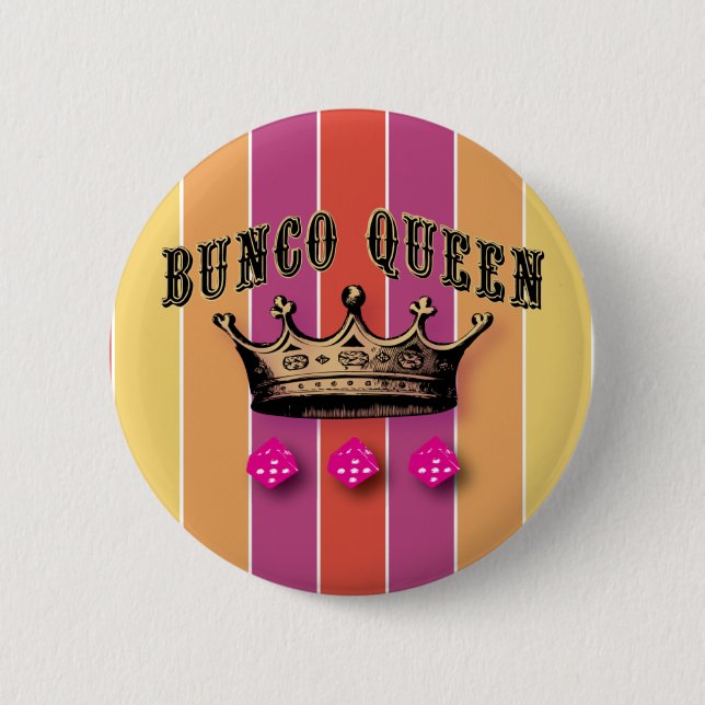 Bunco Königin Button (Vorderseite)