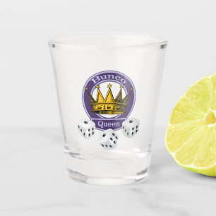 Bunco Königin-königliche Kronen-Würfel Schnapsglas