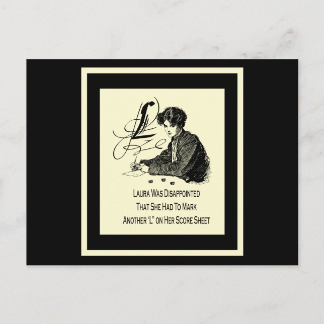 Bunco Loser Postkarte (Vorderseite)