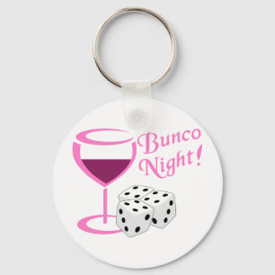 Bunco Nacht Schlüsselanhänger