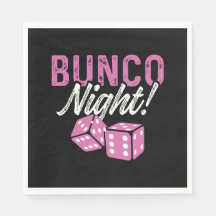Bunco Napkins Bunco Night Party Dekorationen