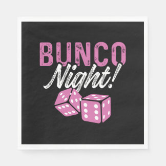 Bunco Napkins Bunco Night Party Dekorationen Serviette