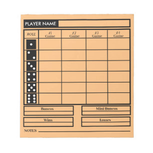 Bunco Notizblock