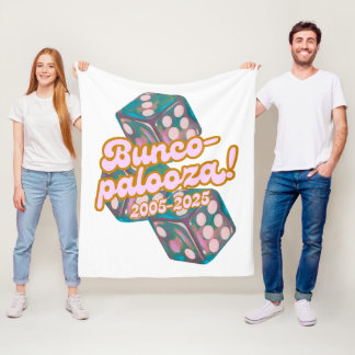 Bunco-Palooza-Decke Fleecedecke